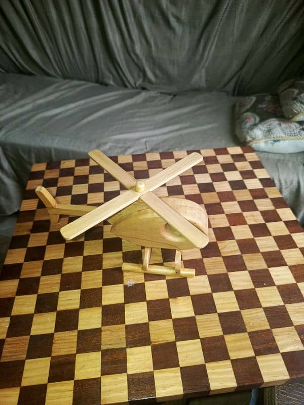 Wooden Helicopter 2