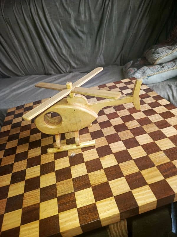 Wooden Helicopter 3