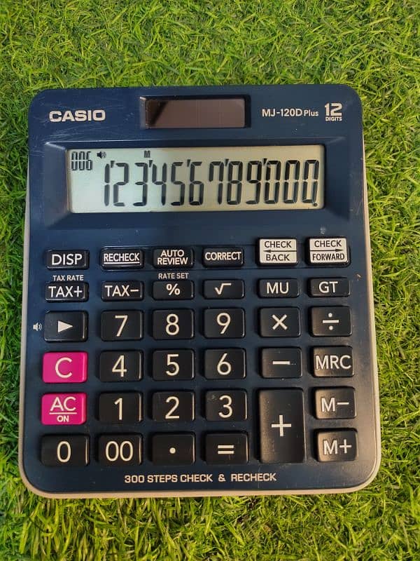 CASIO ORIGINAL SHOP CALCULATOR MJ DJ-120D PLUS 6