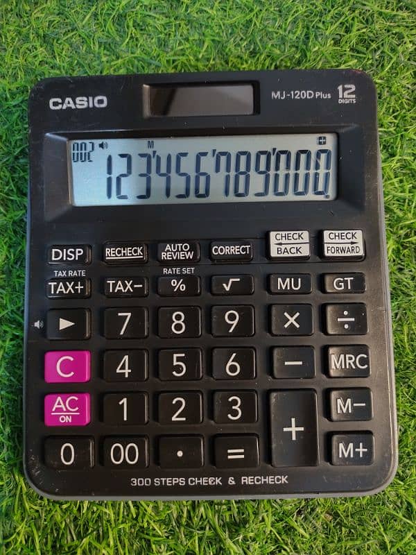 CASIO ORIGINAL SHOP CALCULATOR MJ DJ-120D PLUS 9