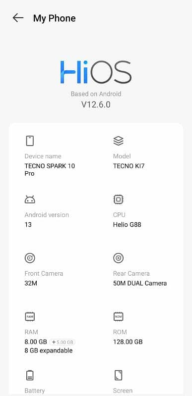 Techno spark10 pro 8/128 5