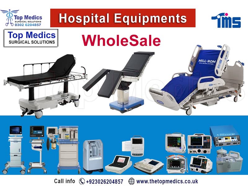 Cardiac Monitor , Emergency Stretcher, Suction Machine, Operator tabel 2