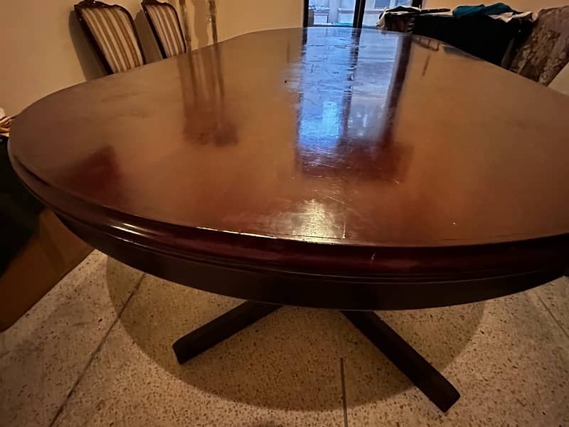 Pure Sheesham wood dining table (price is negotiable) 2