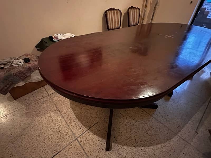 Pure Sheesham wood dining table (price is negotiable) 4