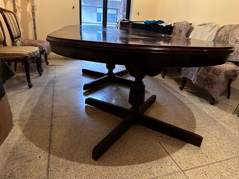 Pure Sheesham wood dining table (price is negotiable) 5