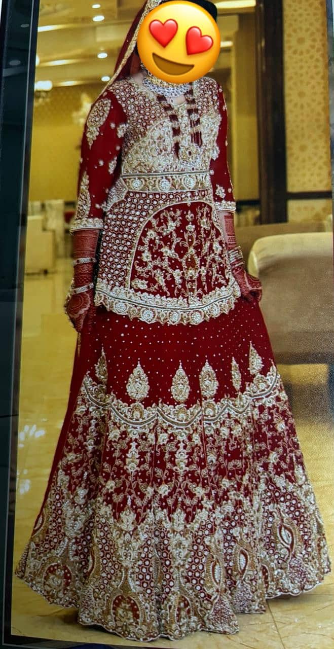 Bridal dress | wedding dress | bridal lehnga | bridal maxi for sale 3