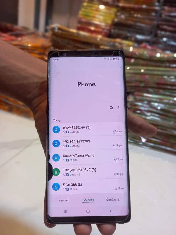 samsung galaxy note 9 128gb fd model daul sim pta pach aprvd 2