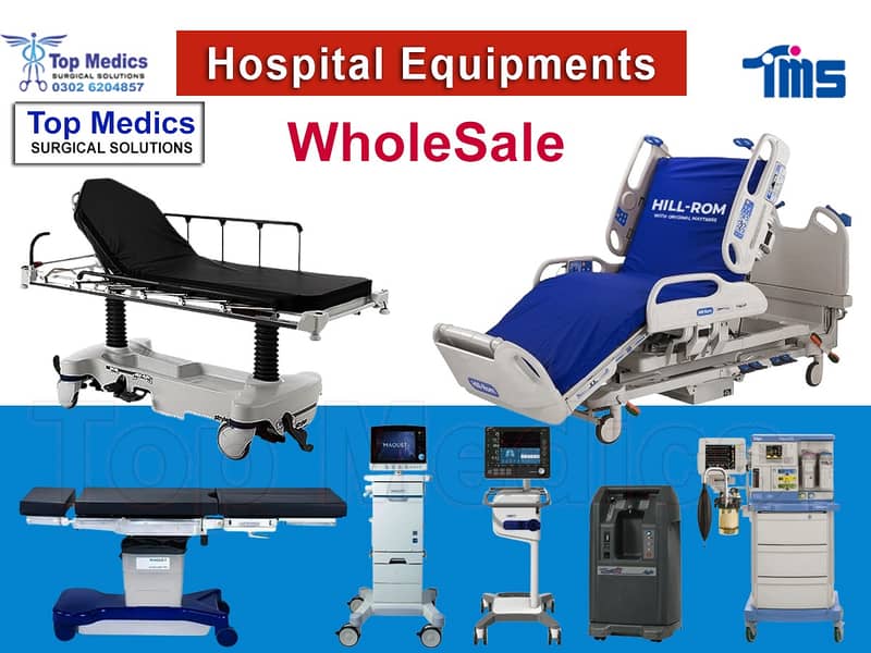 defibrillator / ICU Ventilator/  Stretcher trolley /Anesthesia Machine 7