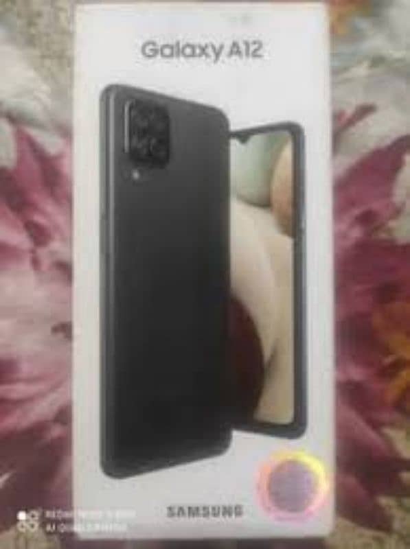 samsung a12 black 4/64 with box. 10/10 0