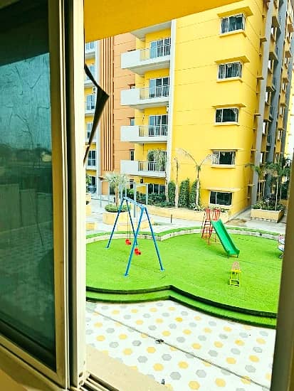 Facing Courtyard 1st Floor 2-Bed Room Non Furnished Apartment for Rent in Defence View Apartments | DHA Phase 4 KK Block | 1