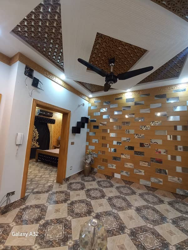 5 Marla Slightly Used Well FURNISHED House is for Sale in Jinnah Block Bahria Town Lahore 13