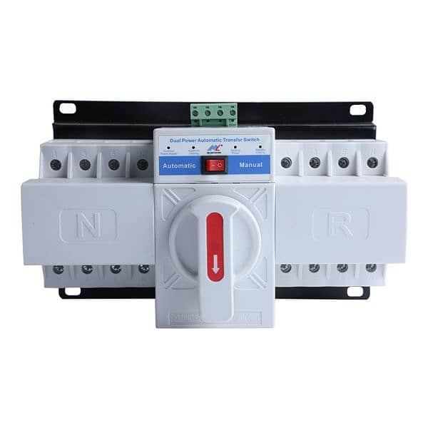 4P 3 Phase 125A MCB Type Dual Power Automatic Transfer Switch ATS 0