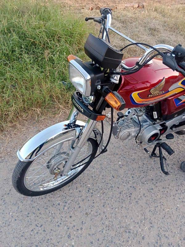 Honda CD 70 2024 Islamabad number 3