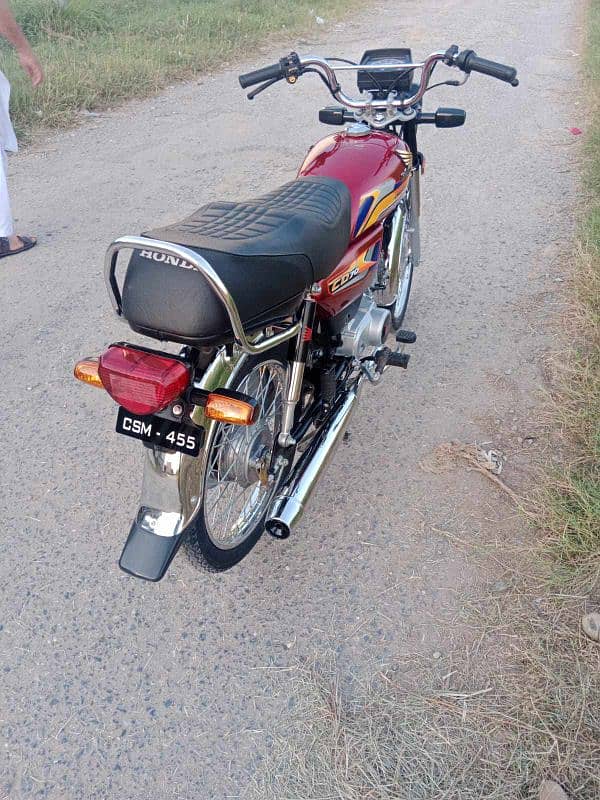 Honda CD 70 2024 Islamabad number 5