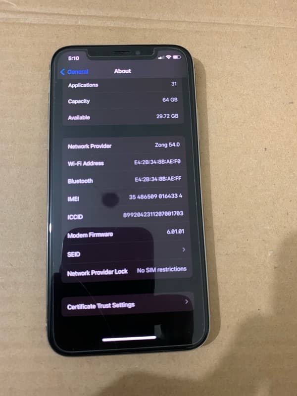 IPhone X PTA Approved For Sale With Box! 4