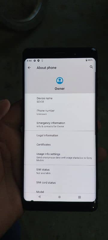 Sony xz3 egde screen 5