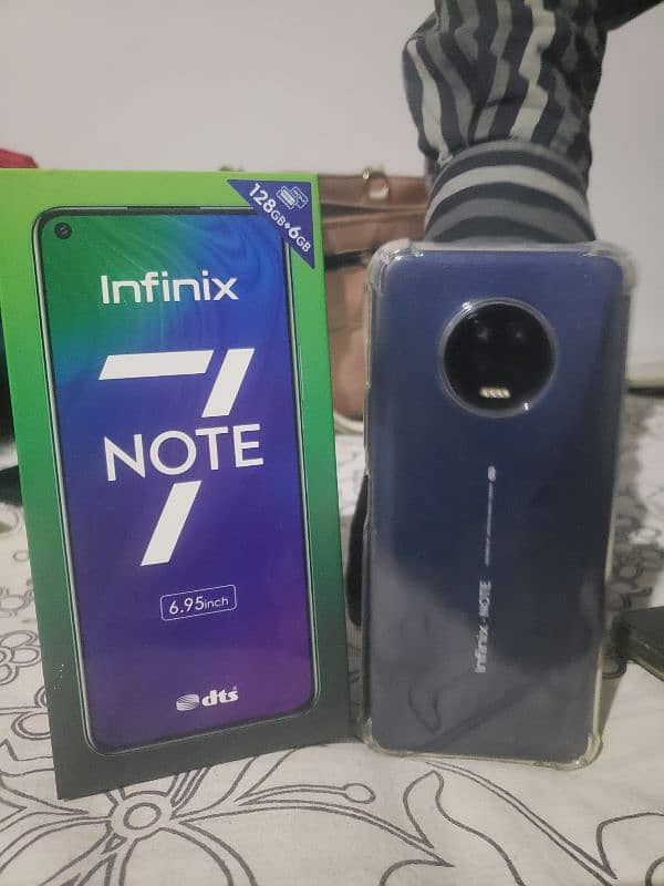 infinix note 7 6gb ram 128gb rom dull sim PTA approved with box 0