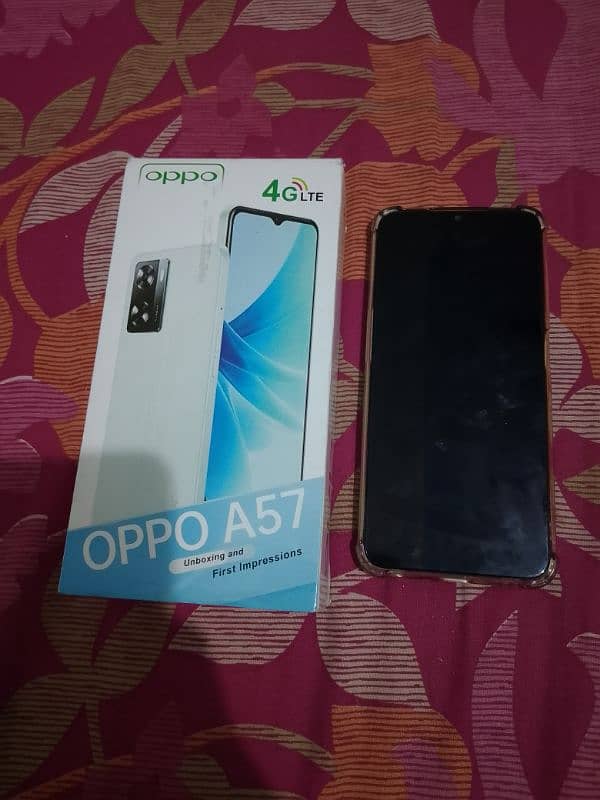 OPPO A57 8\256GB PTA Approved 10by10 condition Urgent sale 1