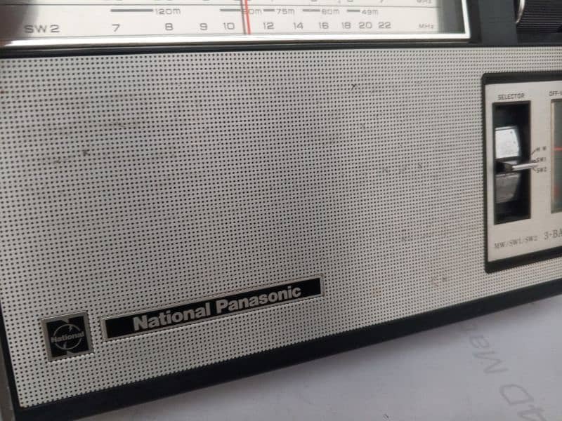 Radio National Panasonic 3 band 10