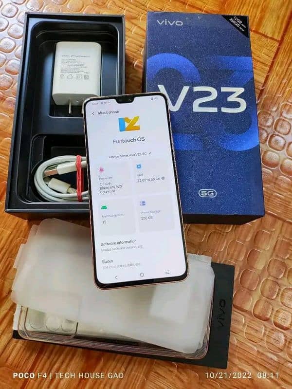 vivo v23.12/256 GB 03220889193 My whatsapp number 1