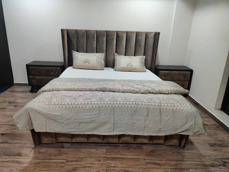 Per day rent height 1 fully furnished apartments rent b block b height 1 bahria town Rawalpindi 0