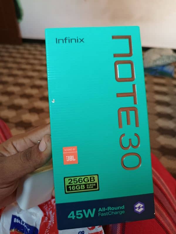 Infinix Note 30 With Original 45w Charger & Box 1