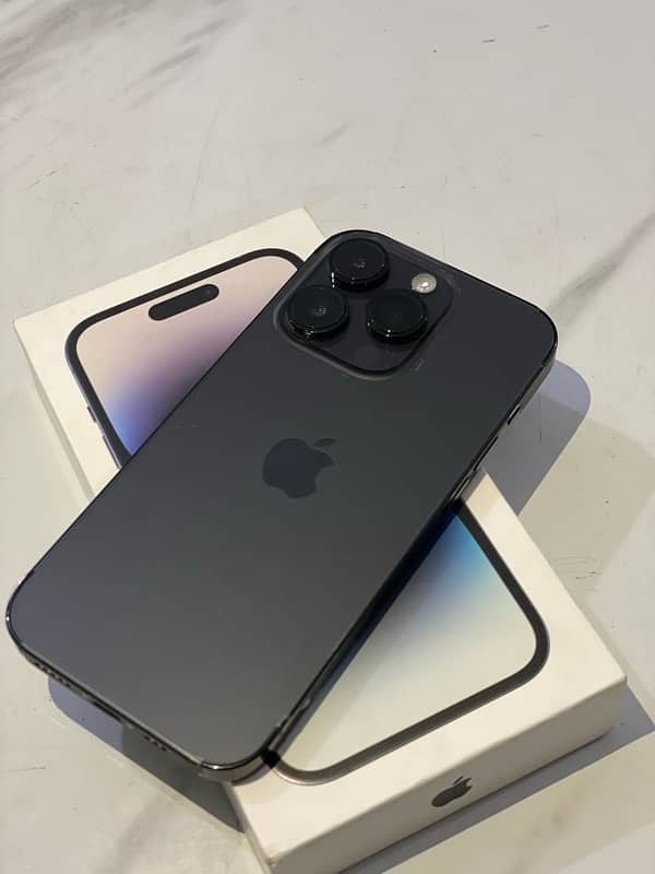 iphone 14 pro pta approved 128gb black 0