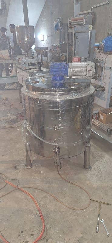 Liquid Mixer in Stainless Steel Food Grade Non Magnit with Tamperature 11