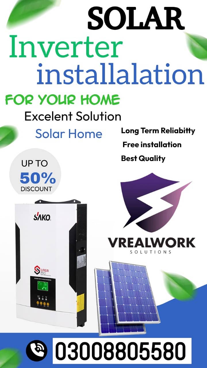 Solar Panel Complete Installation | Solar Structure | Solar Invertor 2