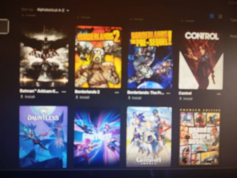 Epic games library , Can be exchanged with a good steam library 0