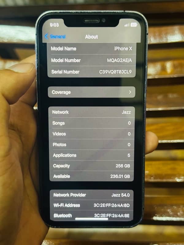 iphone x converted 256gb pta approved 2