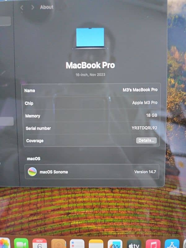 MacBook pro m3 16 inch 2