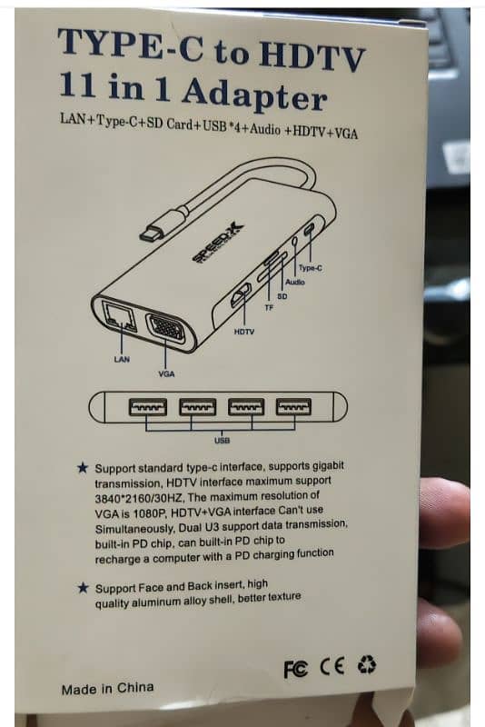 Type C USB hub 11 in 1  dongle 0