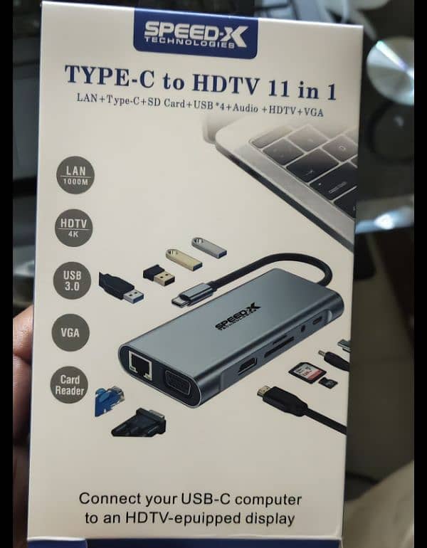 Type C USB hub 11 in 1  dongle 1