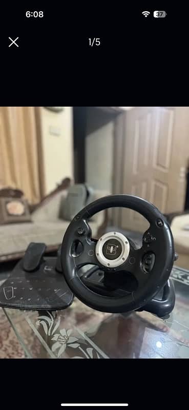 Steering wheel 180 with pedals 0