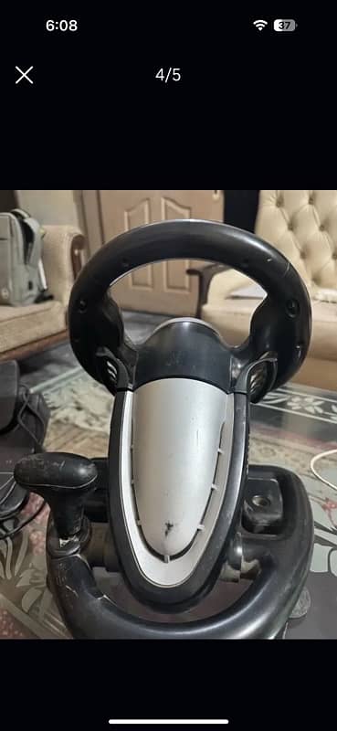 Steering wheel 180 with pedals 3