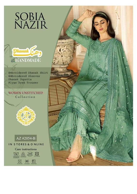 Dhanak Suits Full Heavy Embroidery 18