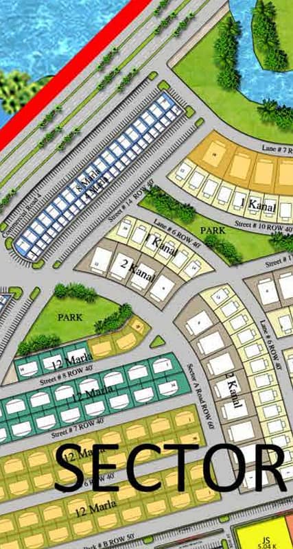 OVERSEAS CENTRAL,2 KANAL PARK FACE PLOT AVAILABLE FOR SALE 0