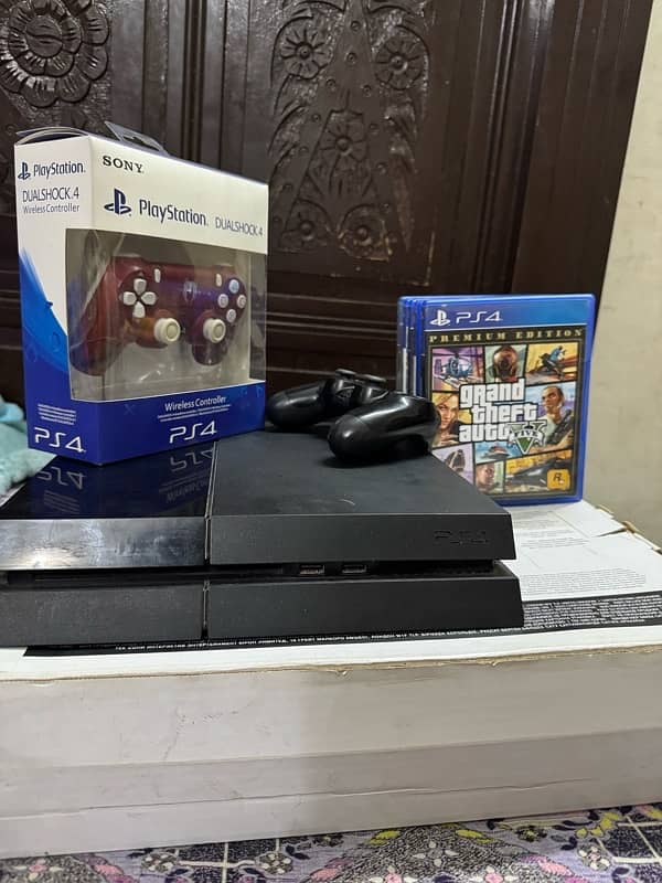 ps4 Fat 500gb With 2  controller and 6 famous games 0