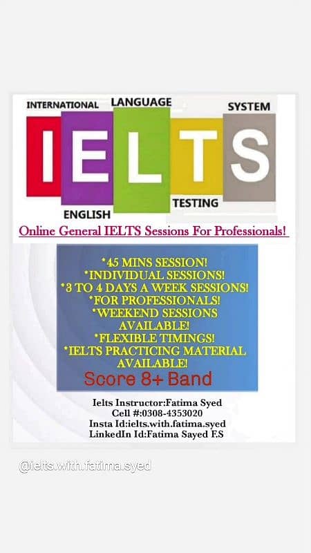 ONLINE IELTS+SPOKEN ENGLISH SESSIONS 3