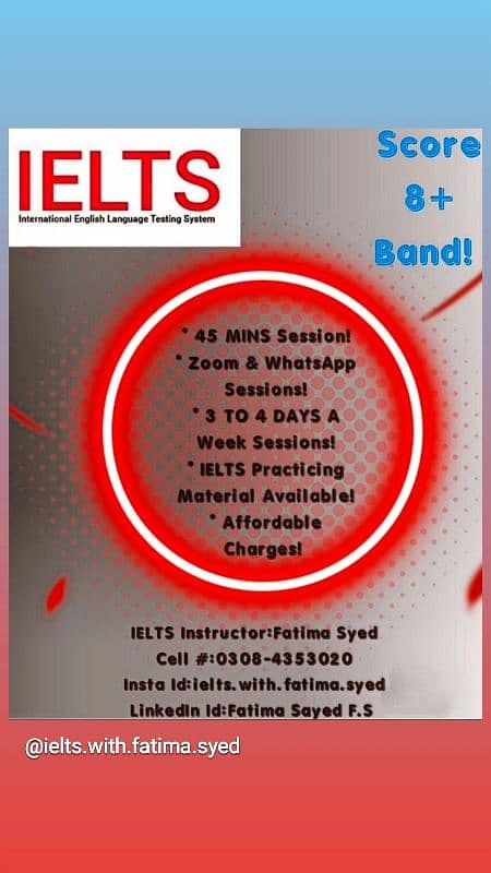 ONLINE IELTS+SPOKEN ENGLISH SESSIONS 4