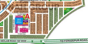 Prime Location 10 Marla Plot For Sale In A Block Jinnah Sector LDA City Lahore 0