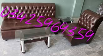 sofa set five seater single armless dsgn office home table center cafe