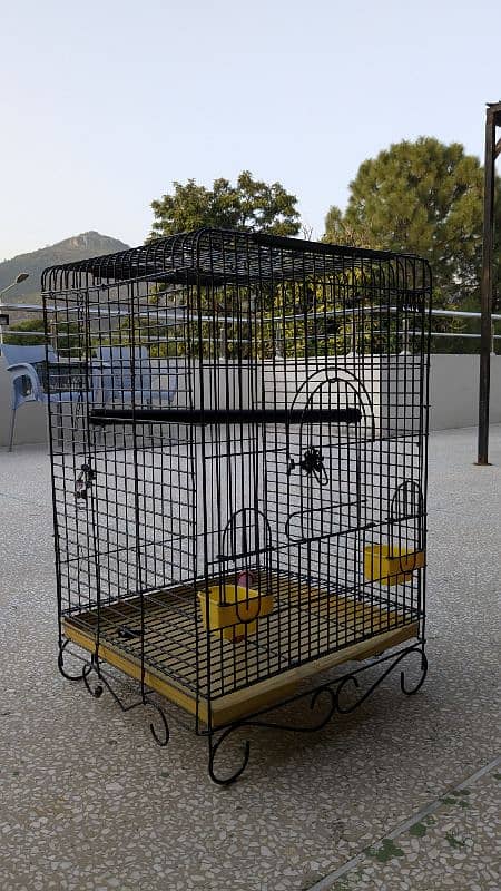 Zarar Parrot Cage 2 by 3 feet. PREMIUM QUALITY 0