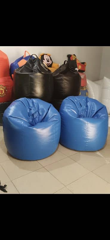 Leatherite bean bags 2