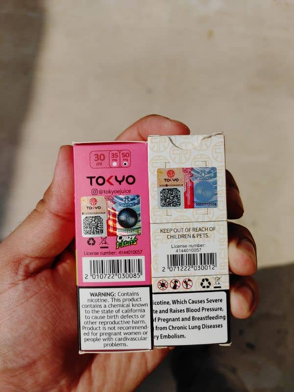 Tokyo 2 E-Liquid Juice Flavour Guava Ice, Strawberry Ice 100% Original 2