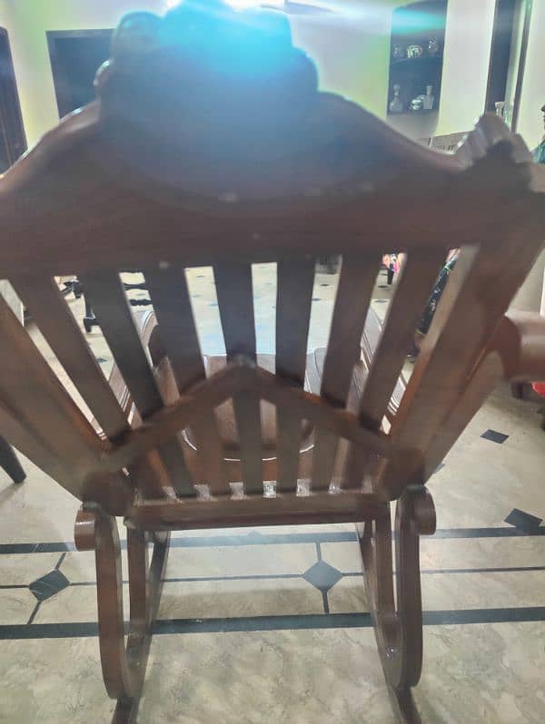 Beautiful, Traditional, Chinioti Style, Hand Made Rocking Chair 8