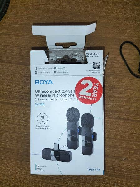 Wireless bluetooth Boya mic and Boya Mic 3