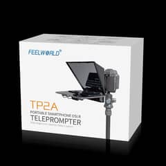 Professional Grade FEELWORLD TP2A Teleprompter Genuine Gauranteefd