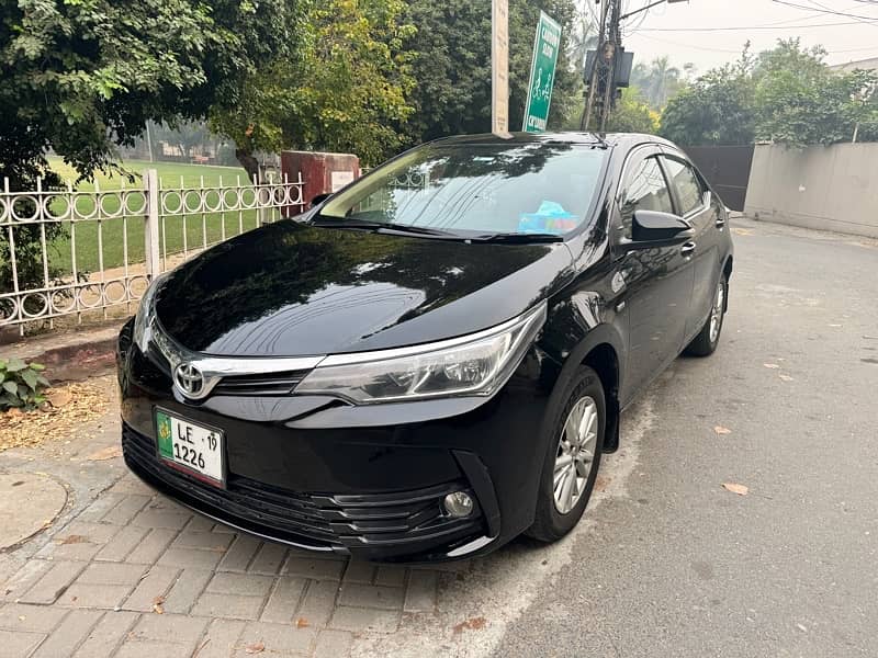 Toyota Corolla GLI Dec 2017 New shape Registration 2019 2